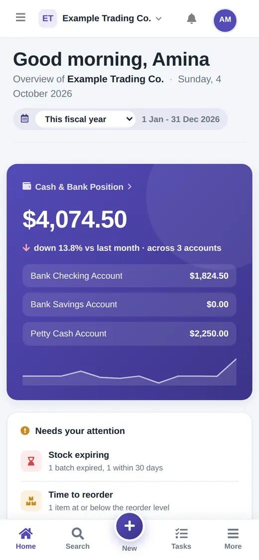 Nidaam | Bookkeeping, accounting software and websites in Mogadishu